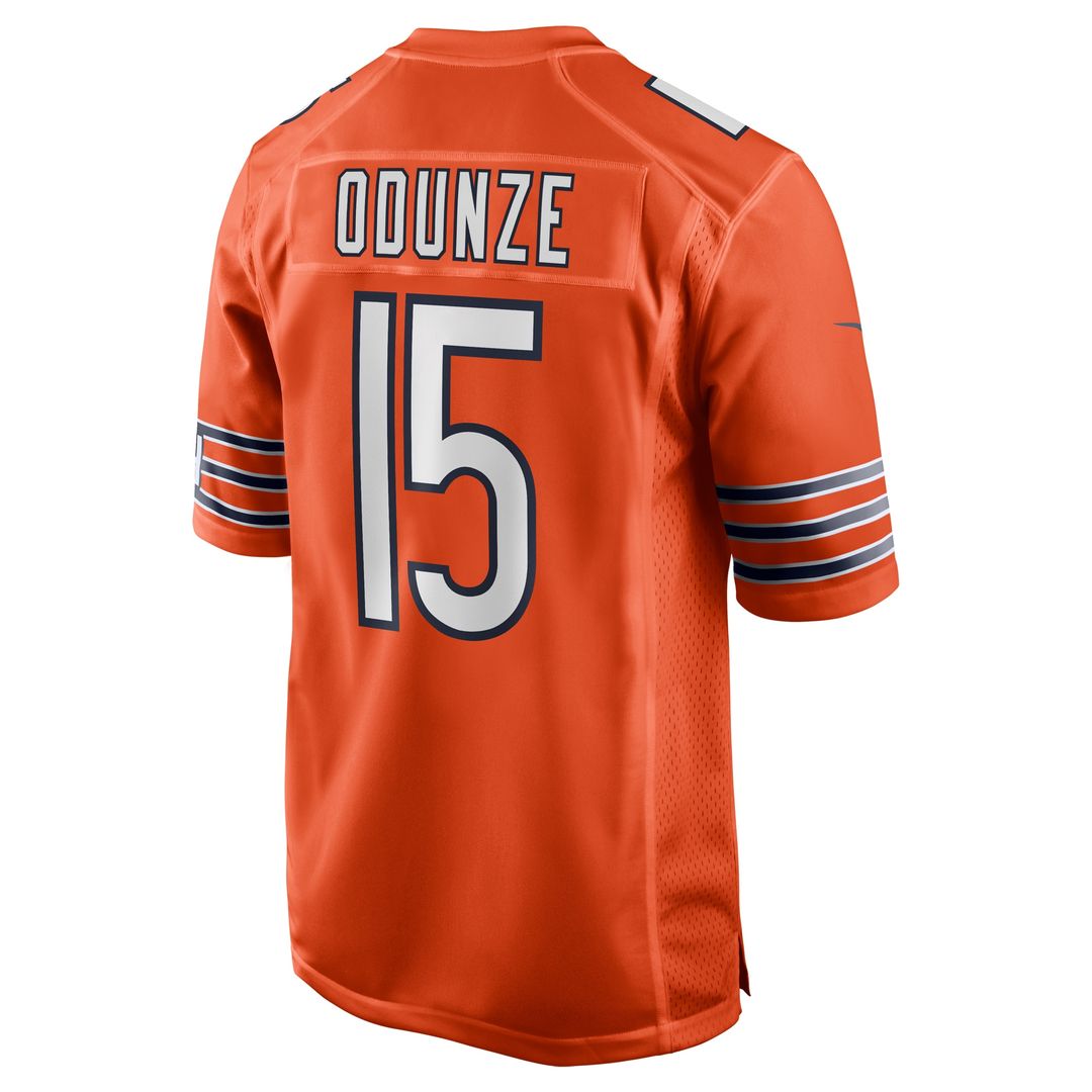 Rome Odunze Chicago Bears Nike Alternate Game Official Jersey - Orange