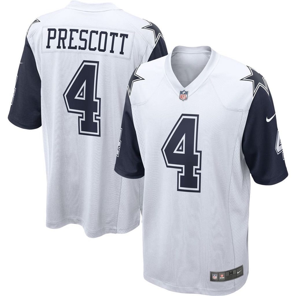 Dak Prescott Dallas Cowboys Nike Alternate Game Team Official Jersey - White