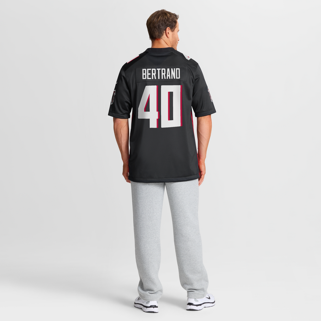 JD Bertrand Atlanta Falcons Nike Team Game Jersey - Black