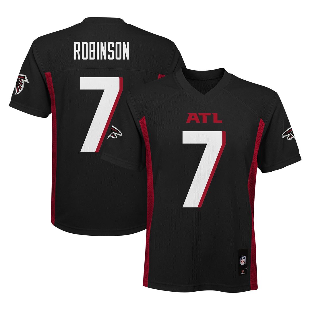 Bijan Robinson Atlanta Falcons Preschool Replica Player Official Jersey - Black