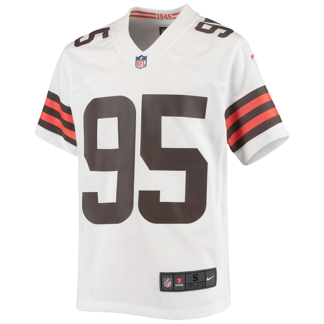 Myles Garrett Cleveland Browns Nike Youth Game Official Jersey - White