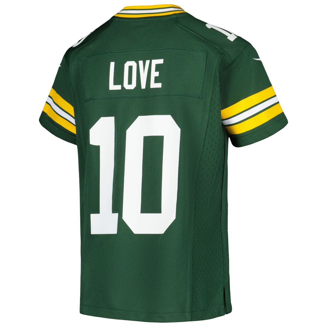 Jordan Love Green Bay Packers Nike Youth Game Official Jersey - Green
