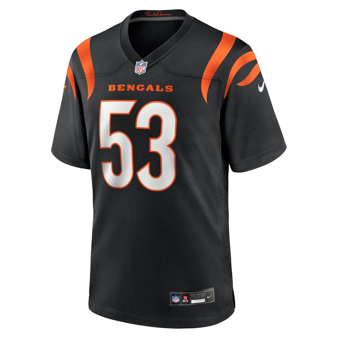 Boye Mafe Cincinnati Bengals Nike Team Game Jersey - Black