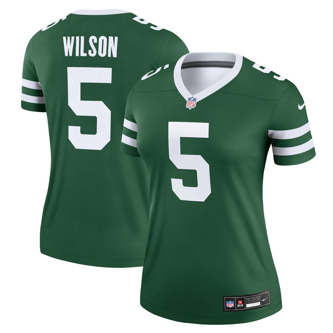 Garrett Wilson New York Jets Nike Women's Alternate Legend Player Performance Top - Classic Alternate White