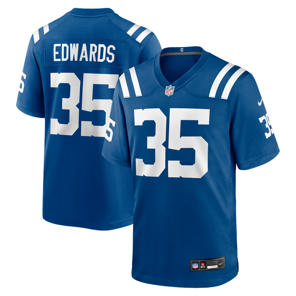 Johnathan Edwards Indianapolis Colts Nike Team Game Jersey - Royal