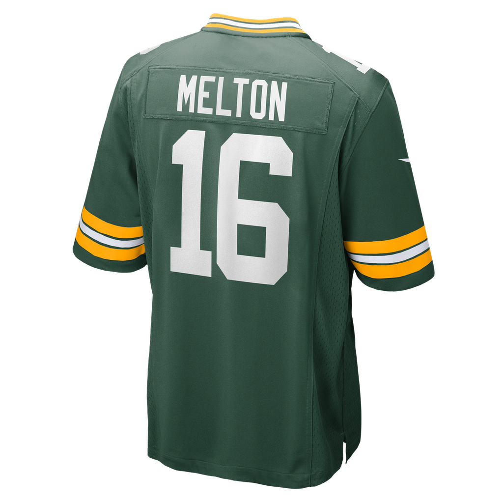 Bo Melton Green Bay Packers Nike Team Game Official Jersey -  Green