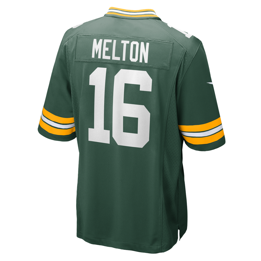 Bo Melton Green Bay Packers Nike Team Game Official Jersey -  Green