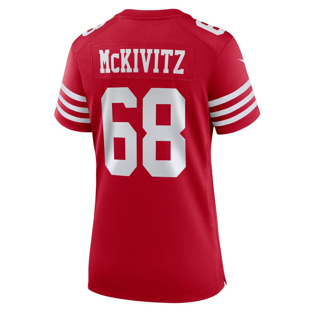 Colton McKivitz San Francisco 49ers Nike Women's Team Game Jersey - Scarlet