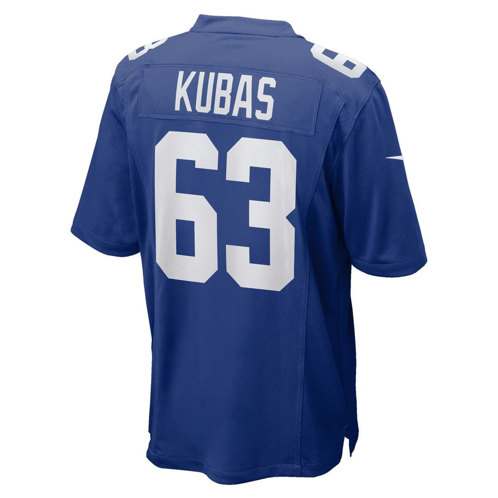 Jake Kubas New York Giants Nike Team Game Official Jersey -  Royal