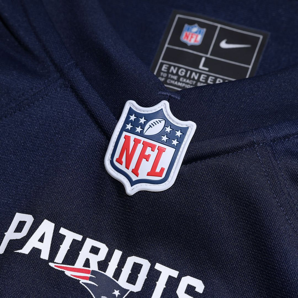 Marcus Bryant New England Patriots Nike Team Game Official Jersey -  Navy