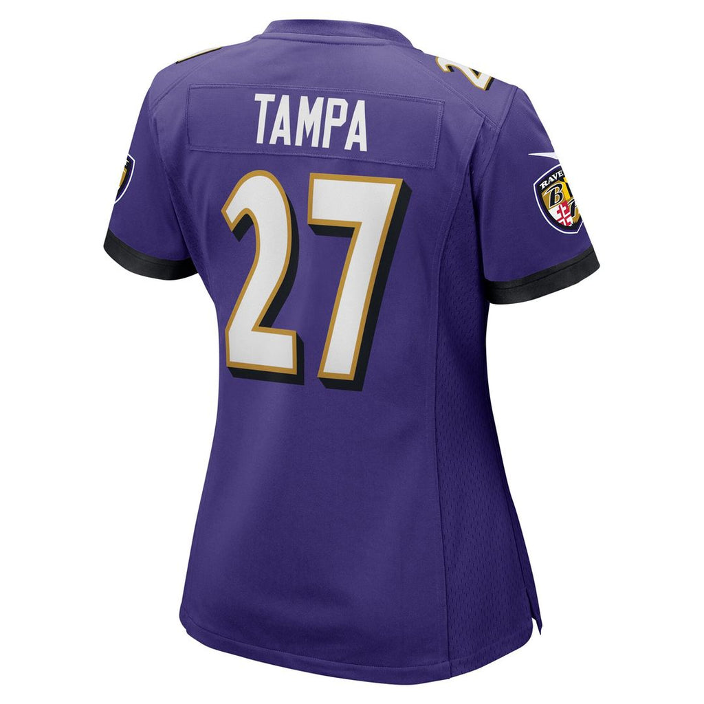T.J. Tampa Baltimore Ravens Nike Women's  Game Official Jersey -  Purple
