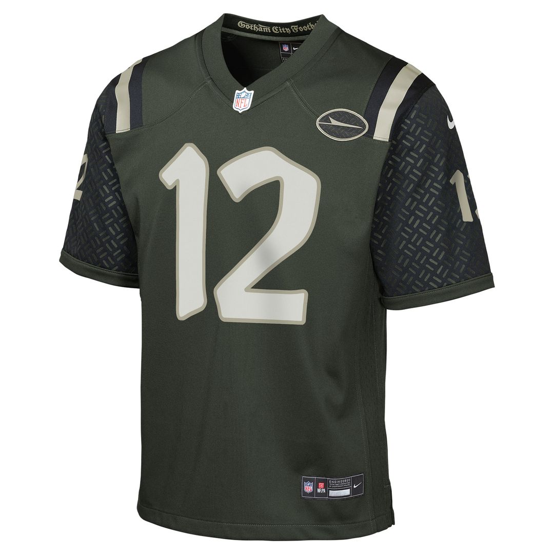 Joe Namath New York Jets Nike Youth 2025 Rivalries Collection Retired Player Game Official Jersey - Gotham Green