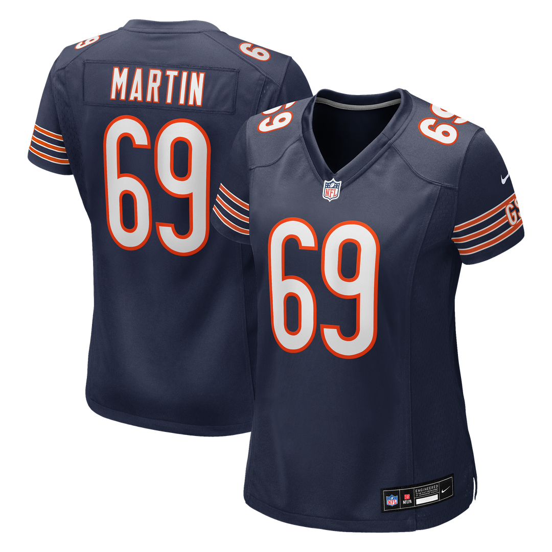 Jeremiah Martin Chicago Bears Nike Women's Team Game Jersey - Navy