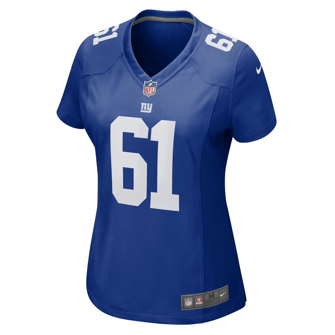 John Michael Schmitz Jr. New York Giants Nike Women's Game Jersey - Royal