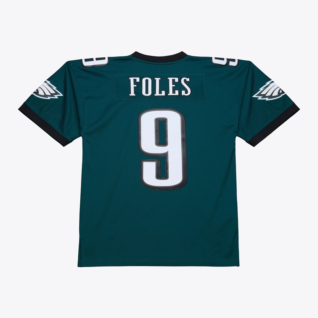 Nick Foles Philadelphia Eagles Mitchell & Ness Legacy Replica Official Jersey - Midnight Green