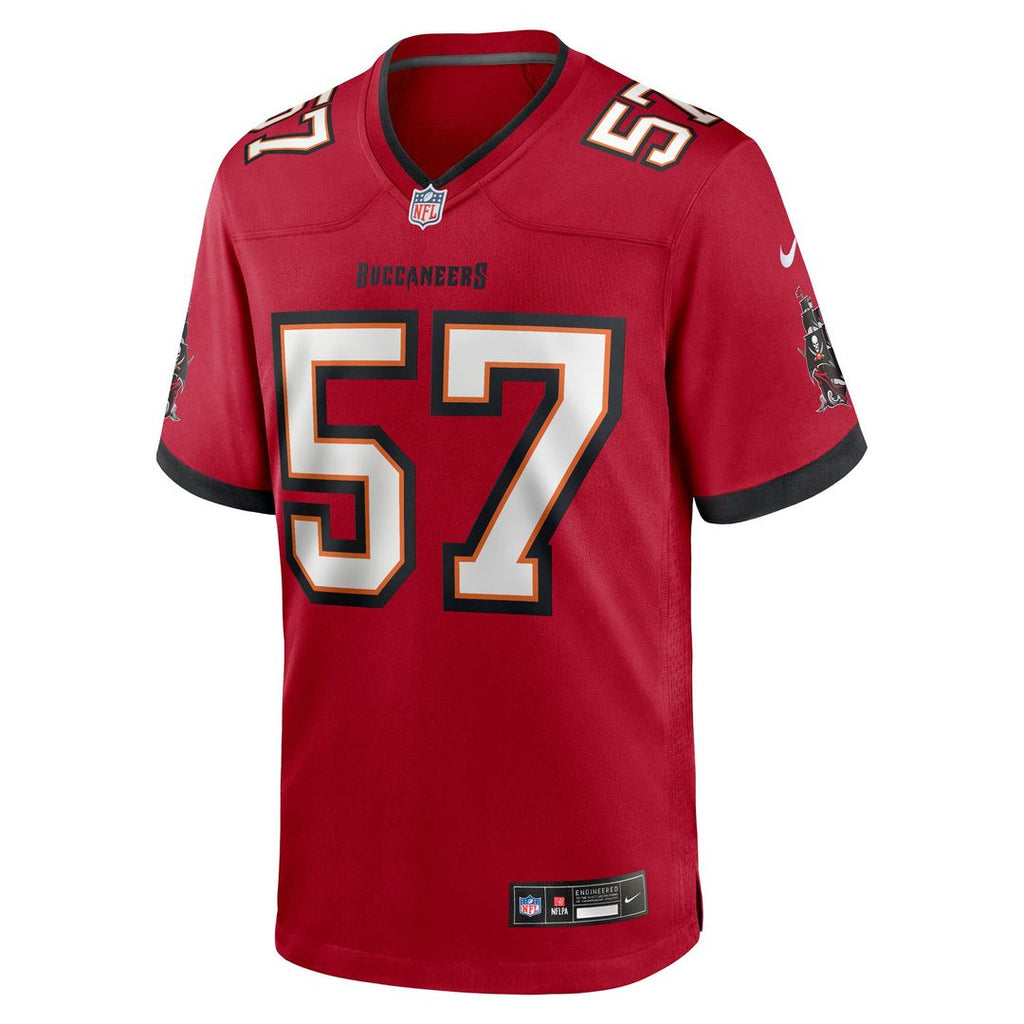 John Bullock Tampa Bay Buccaneers Nike Team Game Jersey - Red