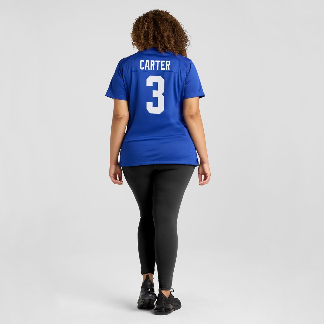 Abdul Carter New York Giants Nike Women's Team Game Jersey - Royal