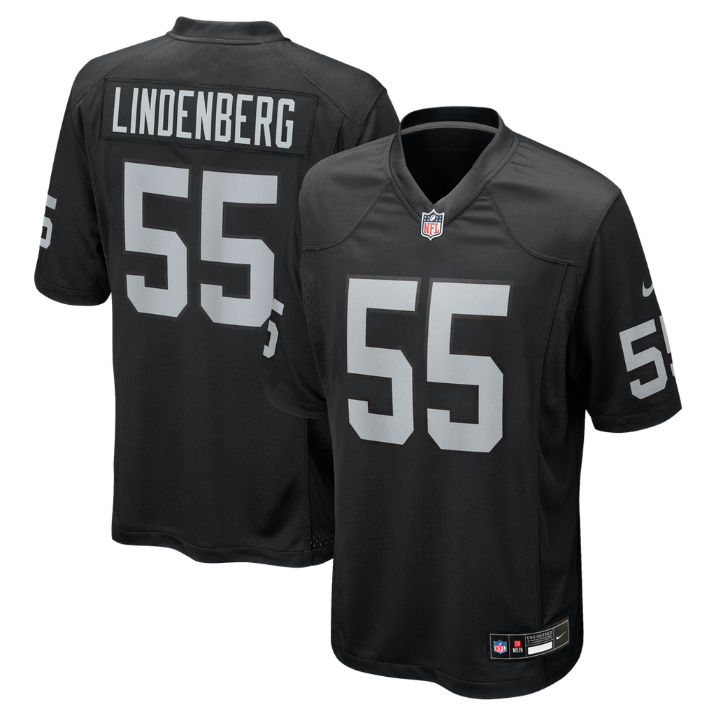 Cody Lindenberg Las Vegas Raiders Nike Team Game Jersey - Black