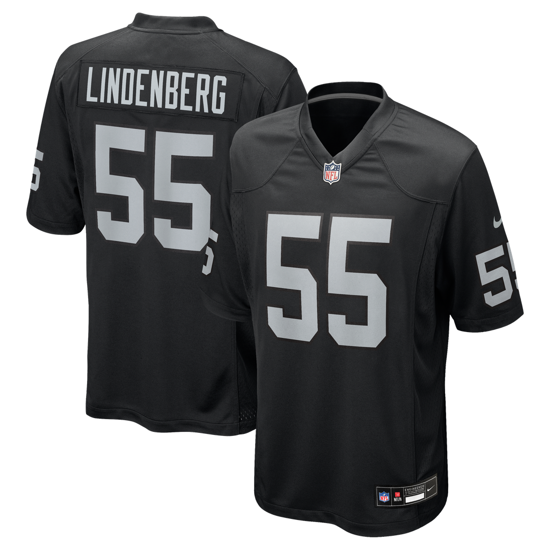 Cody Lindenberg Las Vegas Raiders Nike Team Game Jersey - Black