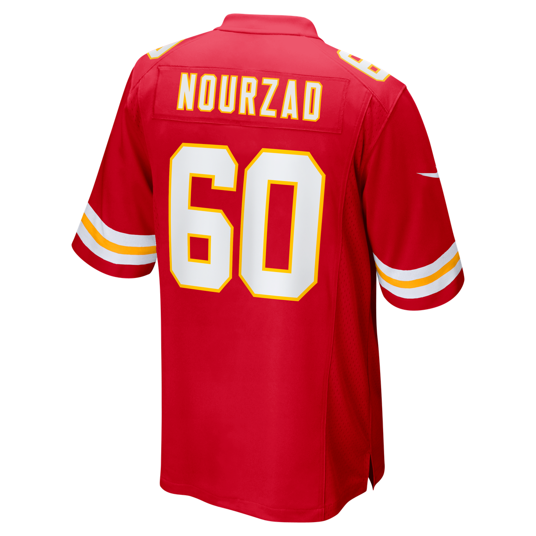 Hunter Nourzad Kansas City Chiefs Nike  Game Official Jersey -  Red