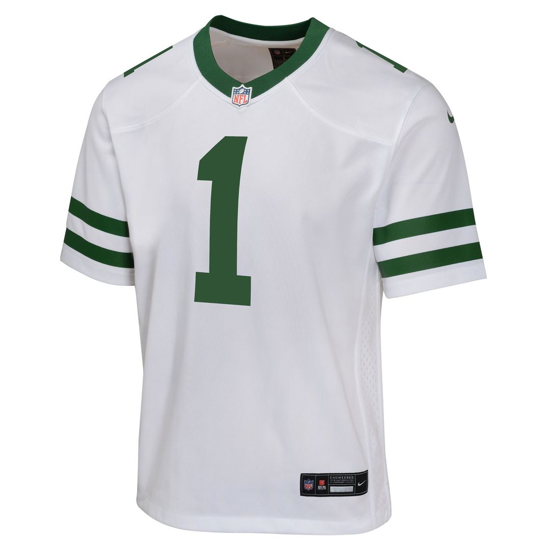 Ahmad Sauce Gardner New York Jets Nike Youth Game Official Jersey - White