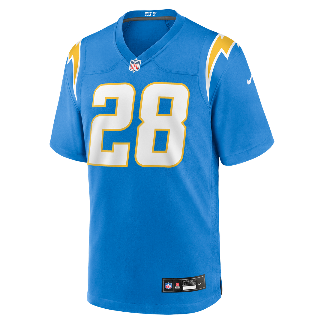 Hassan Haskins Los Angeles Chargers Nike Team Game Jersey - Powder Blue