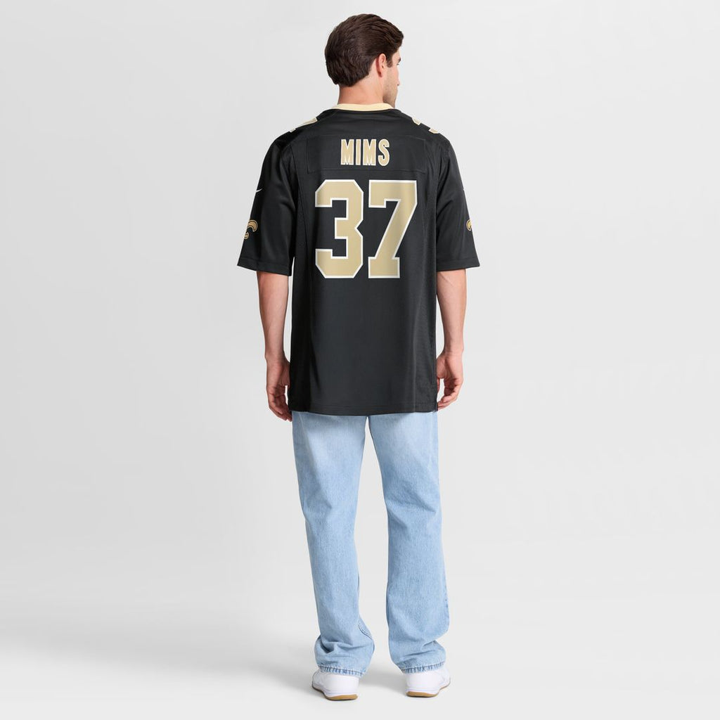 Jordan Mims New Orleans Saints Nike Team Game Official Jersey -  Black