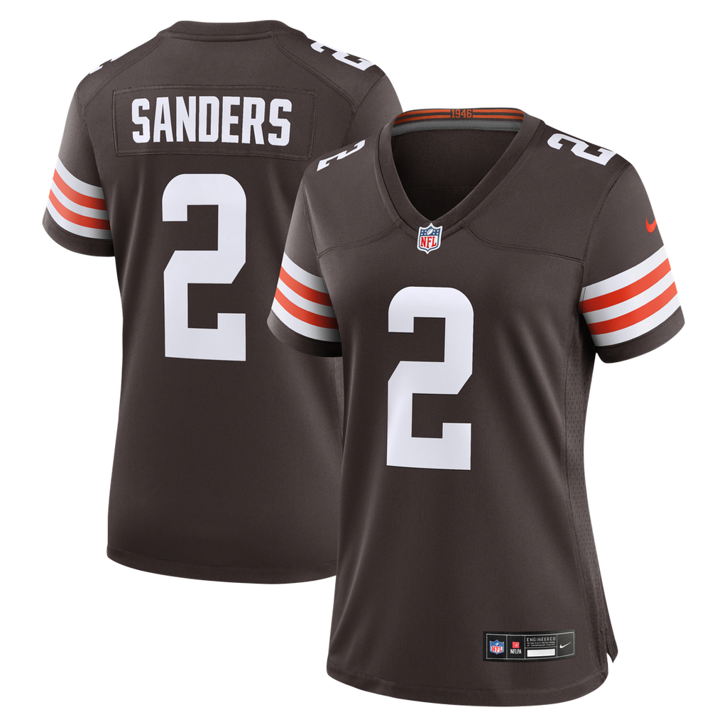 Shedeur Sanders Cleveland Browns Nike Women's Team Game Official Jersey -  Brown