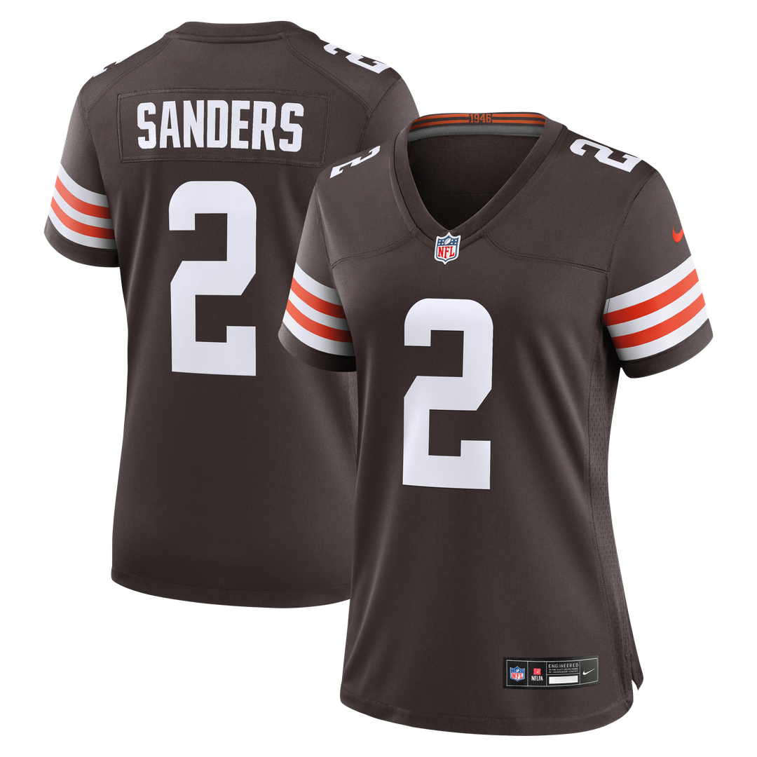 Shedeur Sanders Cleveland Browns Nike Women's Game Jersey - White