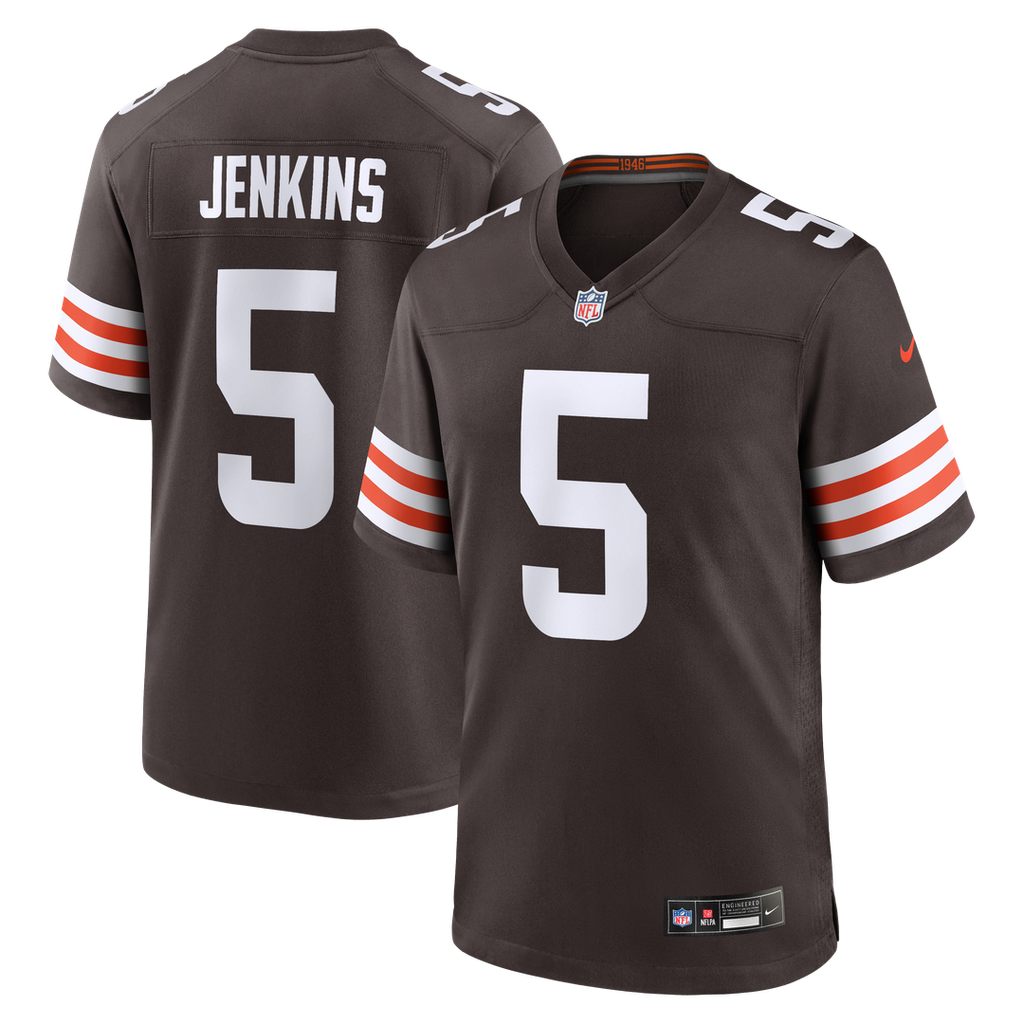 Rayshawn Jenkins Cleveland Browns Nike Team Game Official Jersey -  Brown