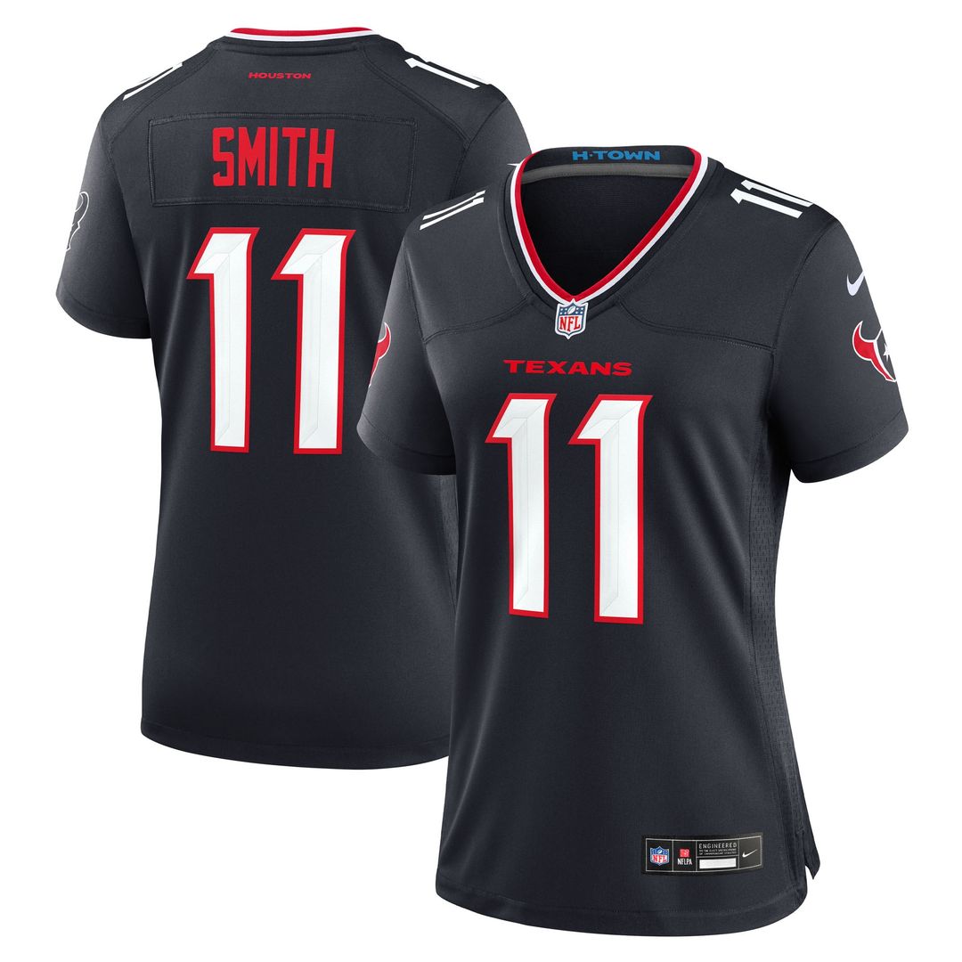 Tremon Smith Houston Texans Nike Women's Team Game Official Jersey -  Navy