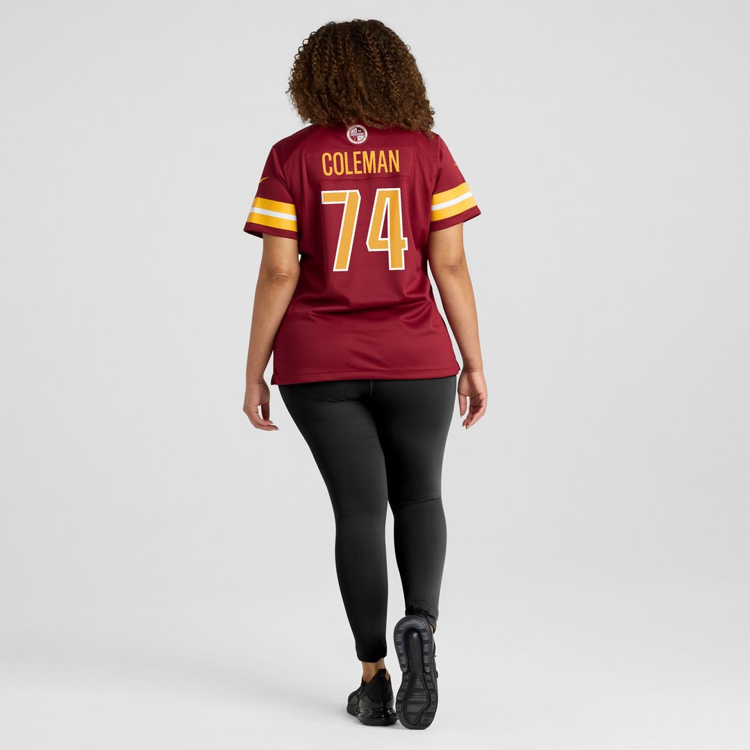 Brandon Coleman Washington Commanders Nike Women's Team Game Official Jersey -  Burgundy