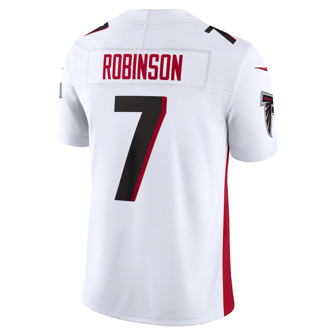 Bijan Robinson Atlanta Falcons Nike  Vapor F.U.S.E. Limited Official Jersey - White