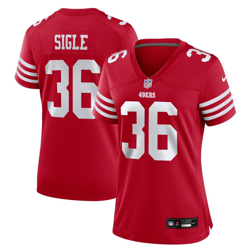 Marques Sigle San Francisco 49ers Nike Women's Team Game Jersey - Scarlet