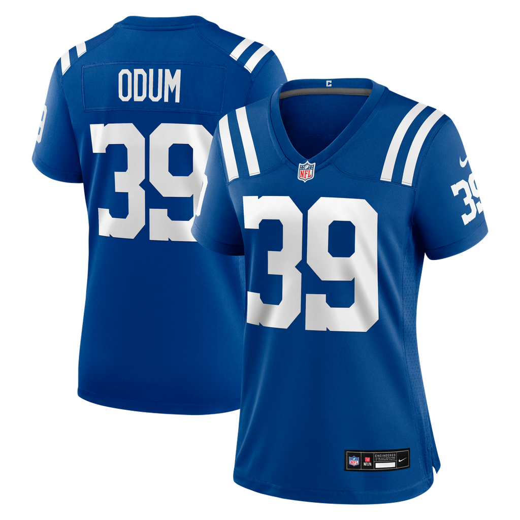 George Odum Indianapolis Colts Nike Women's Team Game Jersey - Royal