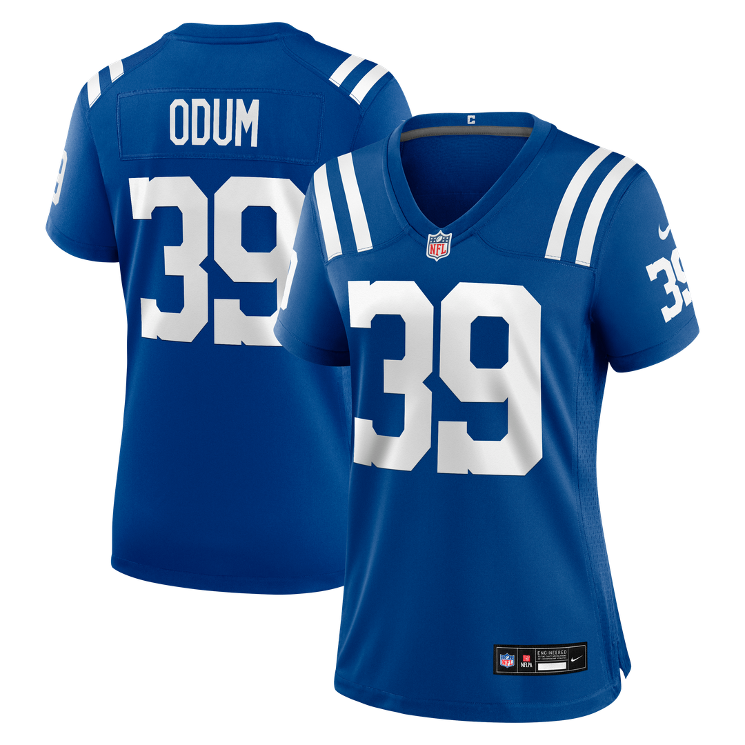 George Odum Indianapolis Colts Nike Women's Team Game Jersey - Royal