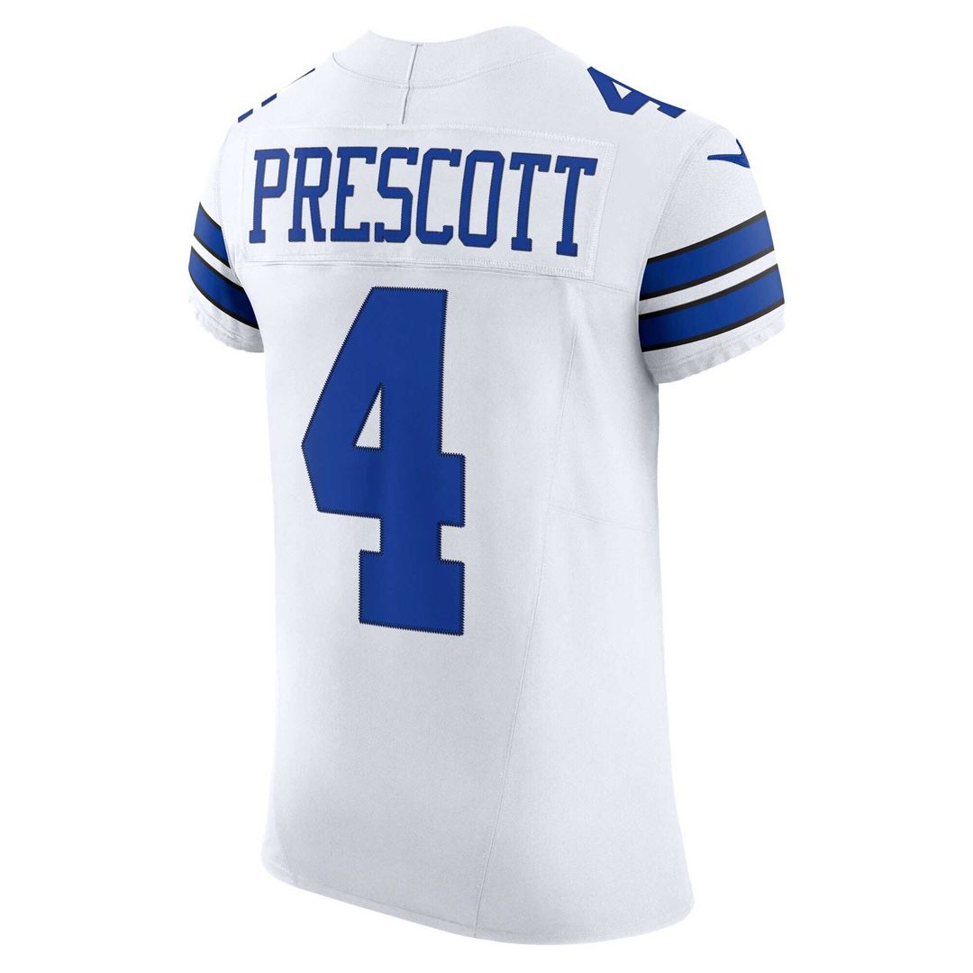Dak Prescott Dallas Cowboys Nike Vapor F.U.S.E. Elite Official Jersey - White