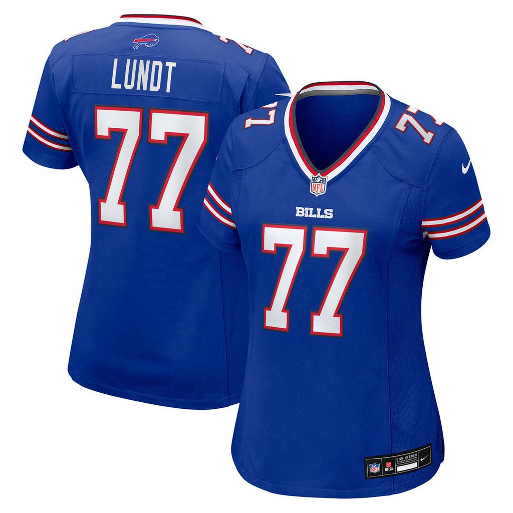 Chase Lundt Buffalo Bills Nike Women's Team Game Official Jersey -  Royal