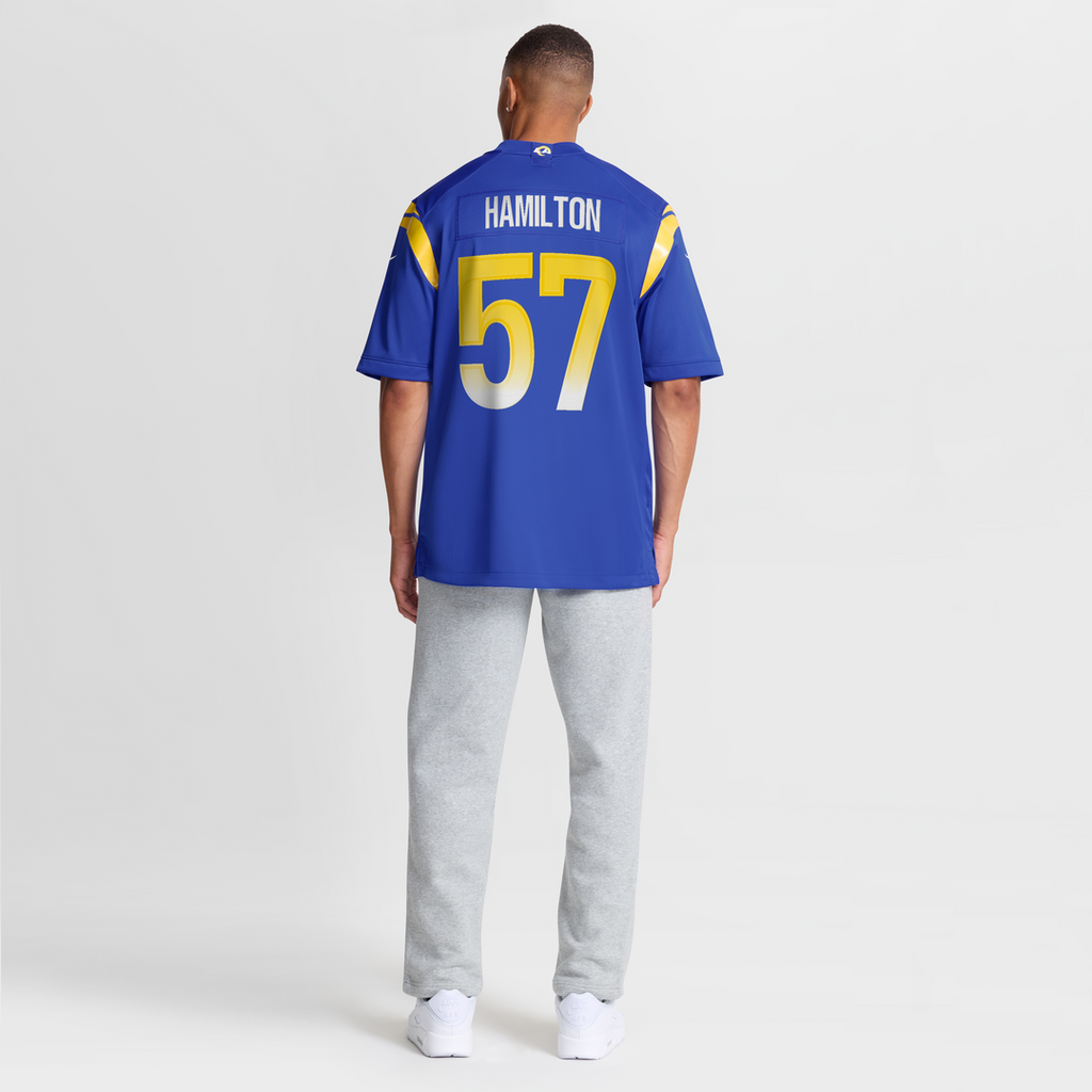 Ty Hamilton Los Angeles Rams Nike Team Game Jersey - Royal