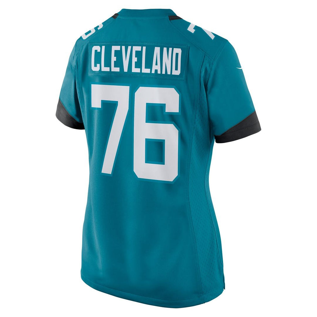 Ezra Cleveland Jacksonville Jaguars Nike Women's  Game Official Jersey -  Teal