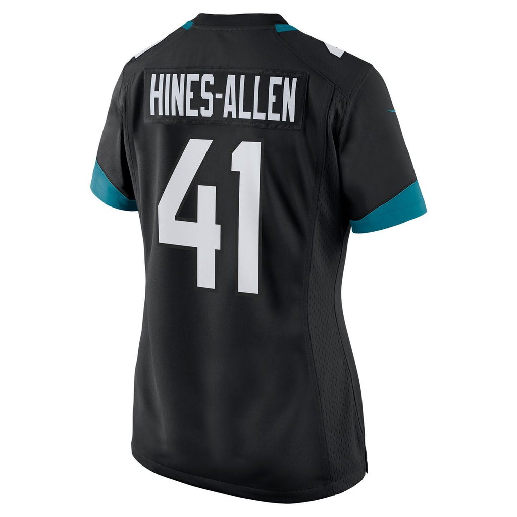 Josh Hines-Allen Jacksonville Jaguars Nike Women's Player Game Official Jersey - Teal