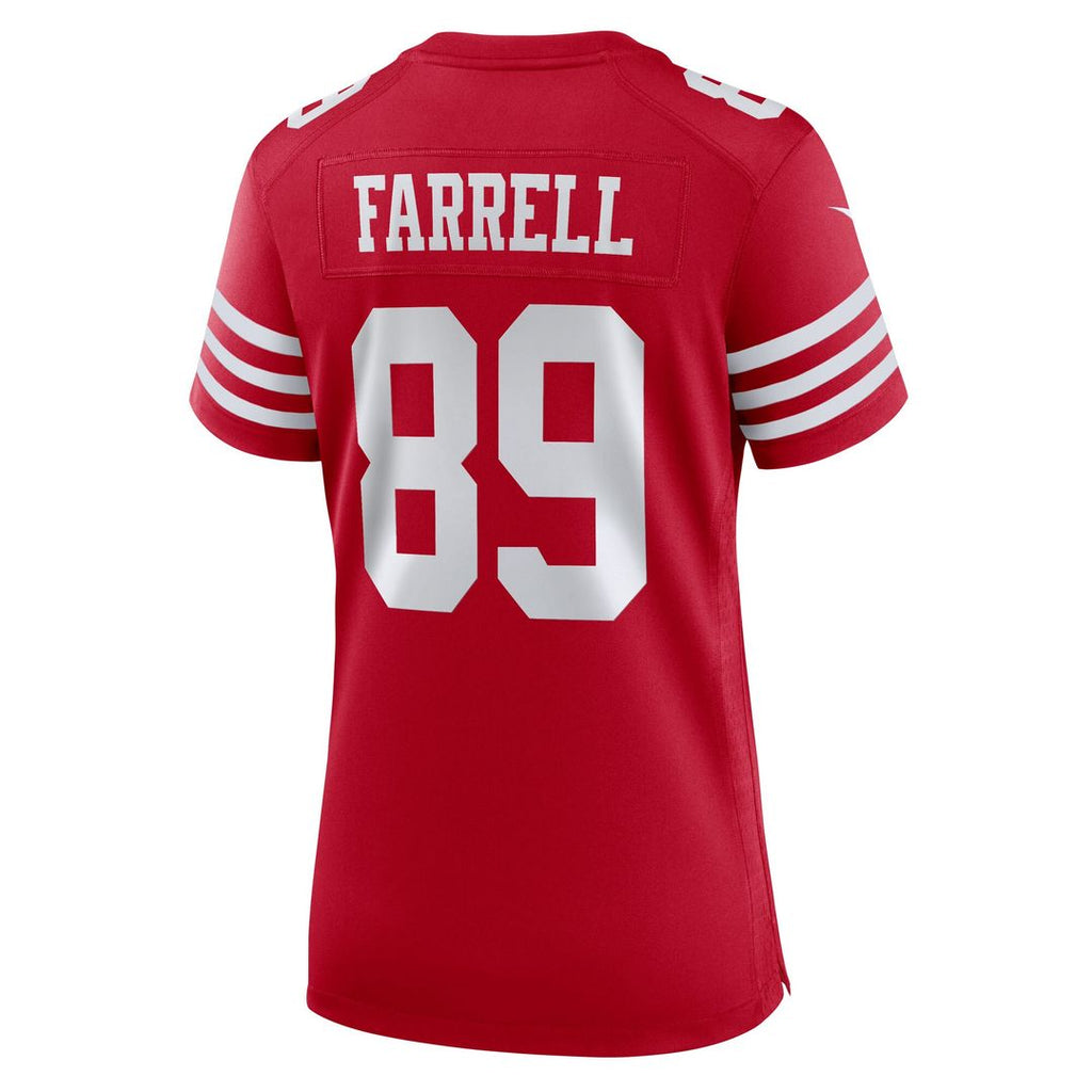 Luke Farrell San Francisco 49ers Nike Women's Team Game Jersey - Scarlet