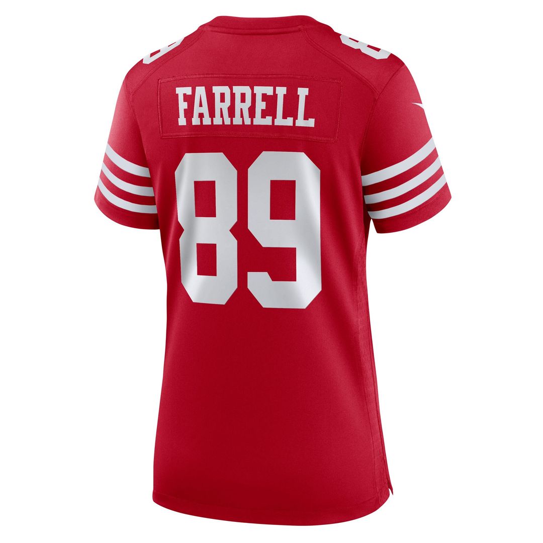 Luke Farrell San Francisco 49ers Nike Women's Team Game Jersey - Scarlet