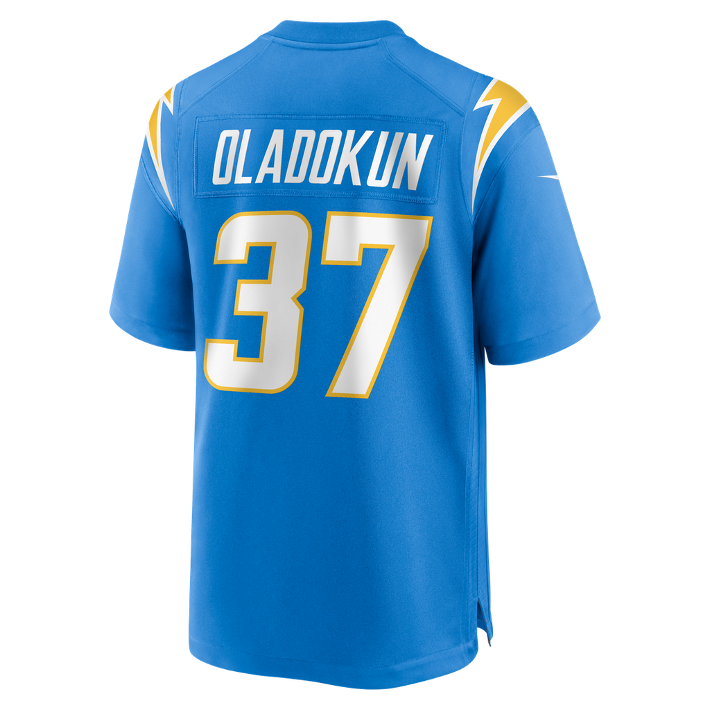 Jordan Oladokun Los Angeles Chargers Nike Team Game Official Jersey -  Powder Blue