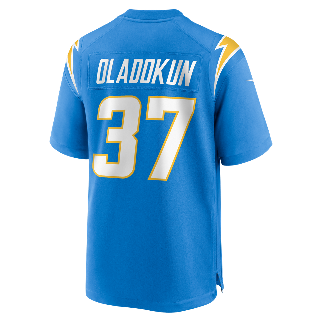 Jordan Oladokun Los Angeles Chargers Nike Team Game Official Jersey -  Powder Blue