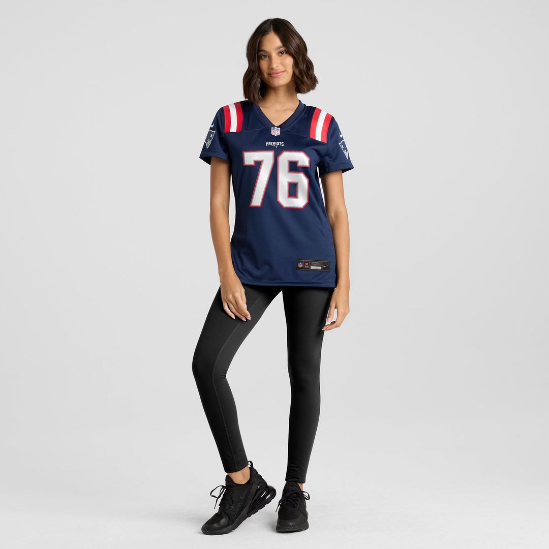 Morgan Moses New England Patriots Nike Women's Team Game Jersey - Navy