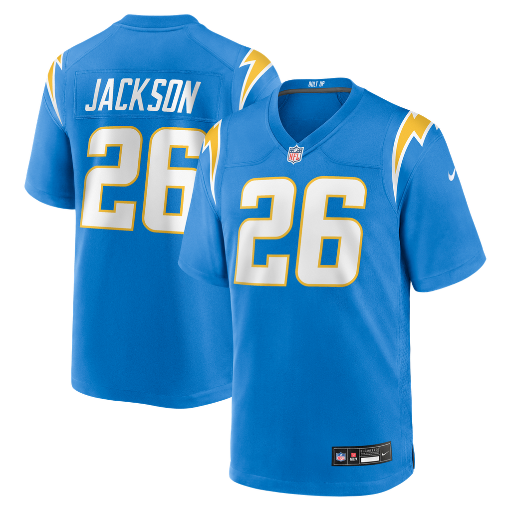 Donte Jackson Los Angeles Chargers Nike Team Game Official Jersey -  Powder Blue