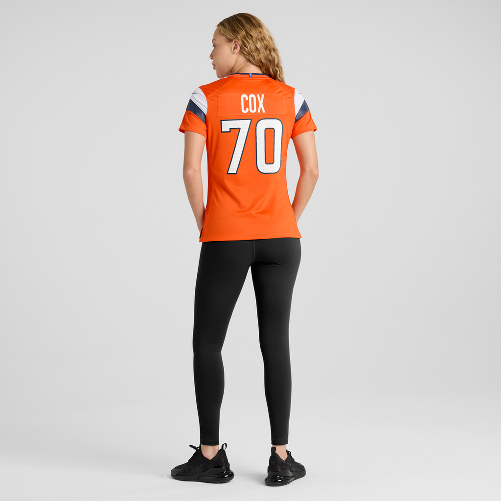 Marques Cox Denver Broncos Nike Women's Team Game Jersey - Orange