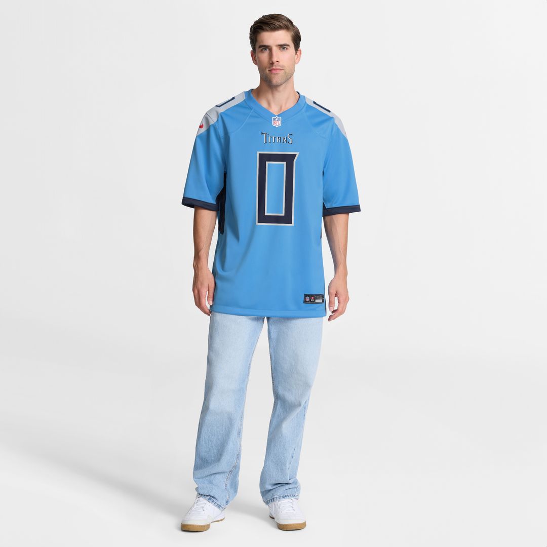 Calvin Ridley Tennessee Titans Nike Team Game Jersey - Light Blue