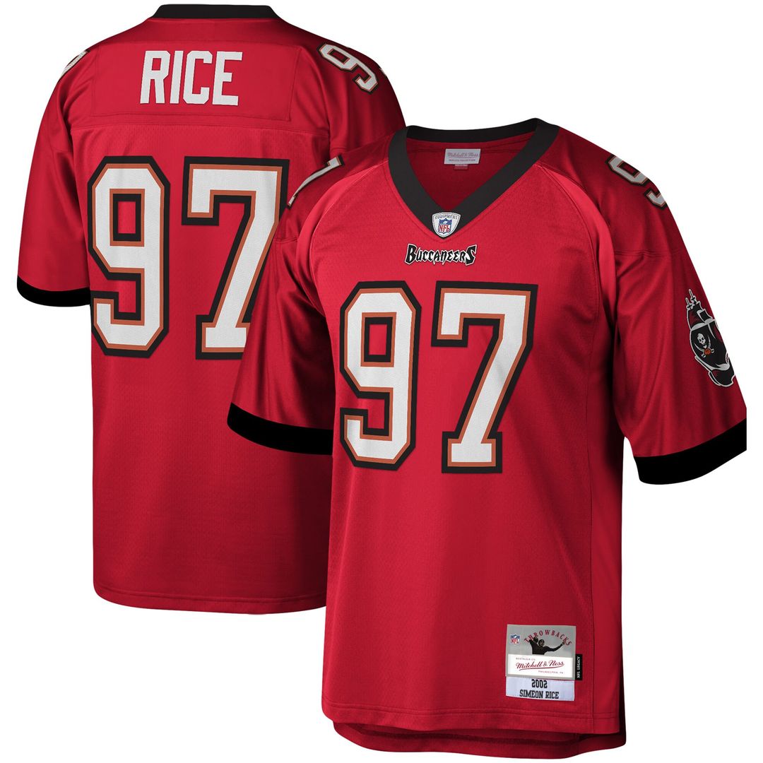 Simeon Rice Tampa Bay Buccaneers Mitchell & Ness Legacy Replica Official Jersey - Red